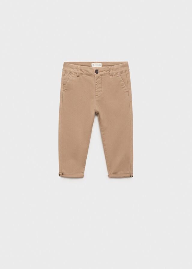 Mango Pantalón Chino Algodón