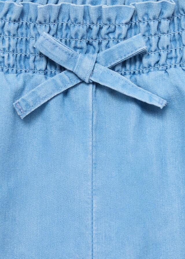 Mango Pantalón Cintura Fruncida