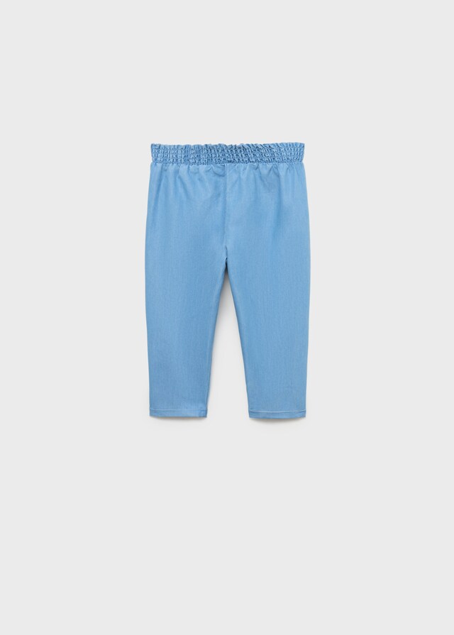 Mango Pantalón Cintura Fruncida