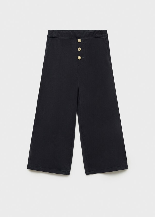 Mango Pantalón Culotte Botones