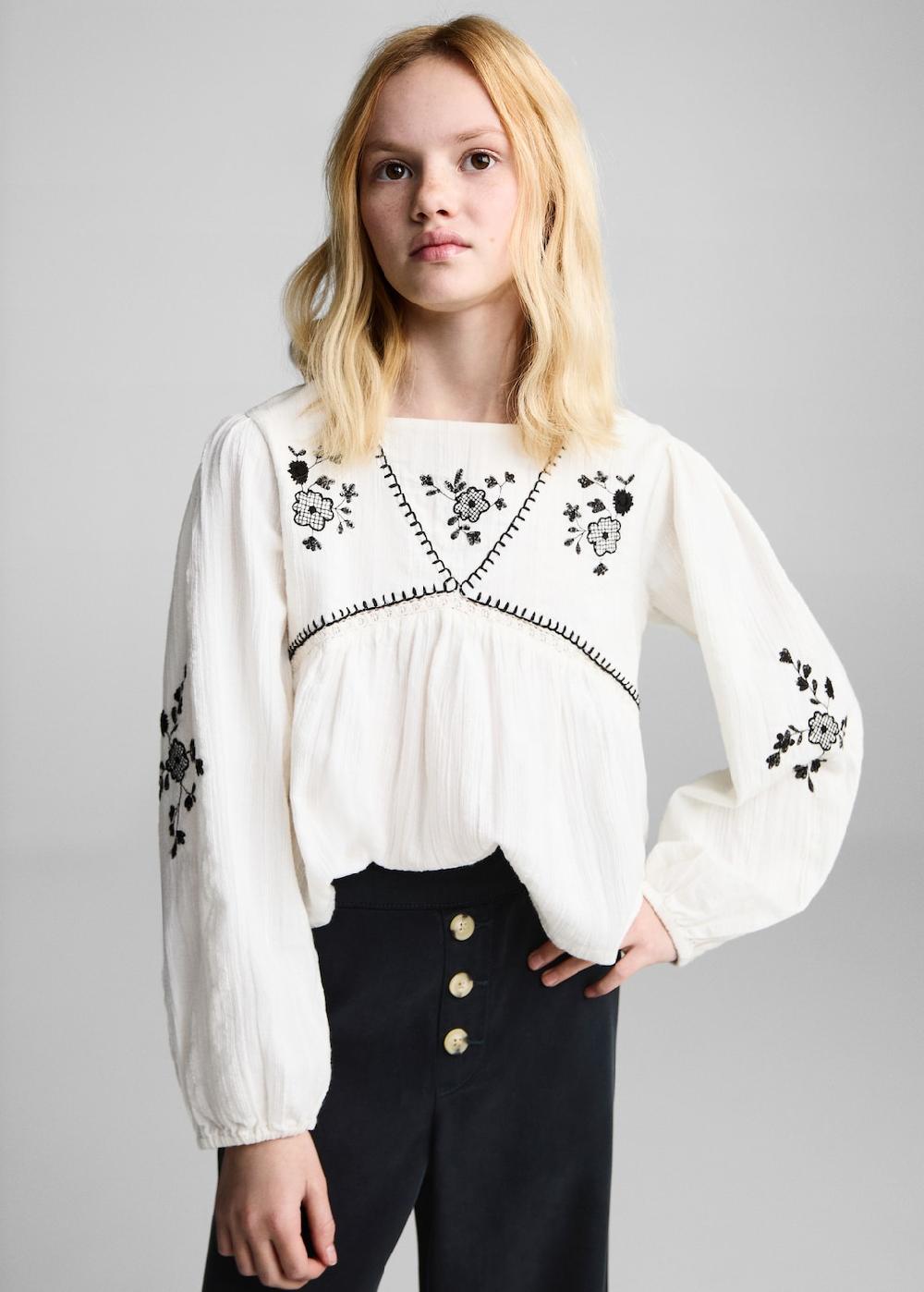 Mango Pantalón culotte botones