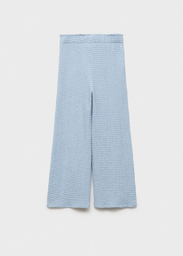 Mango Pantalón Culotte Textura
