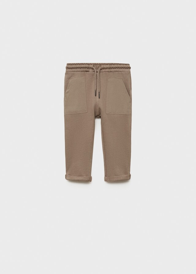 Mango Pantalón Jogger Algodón