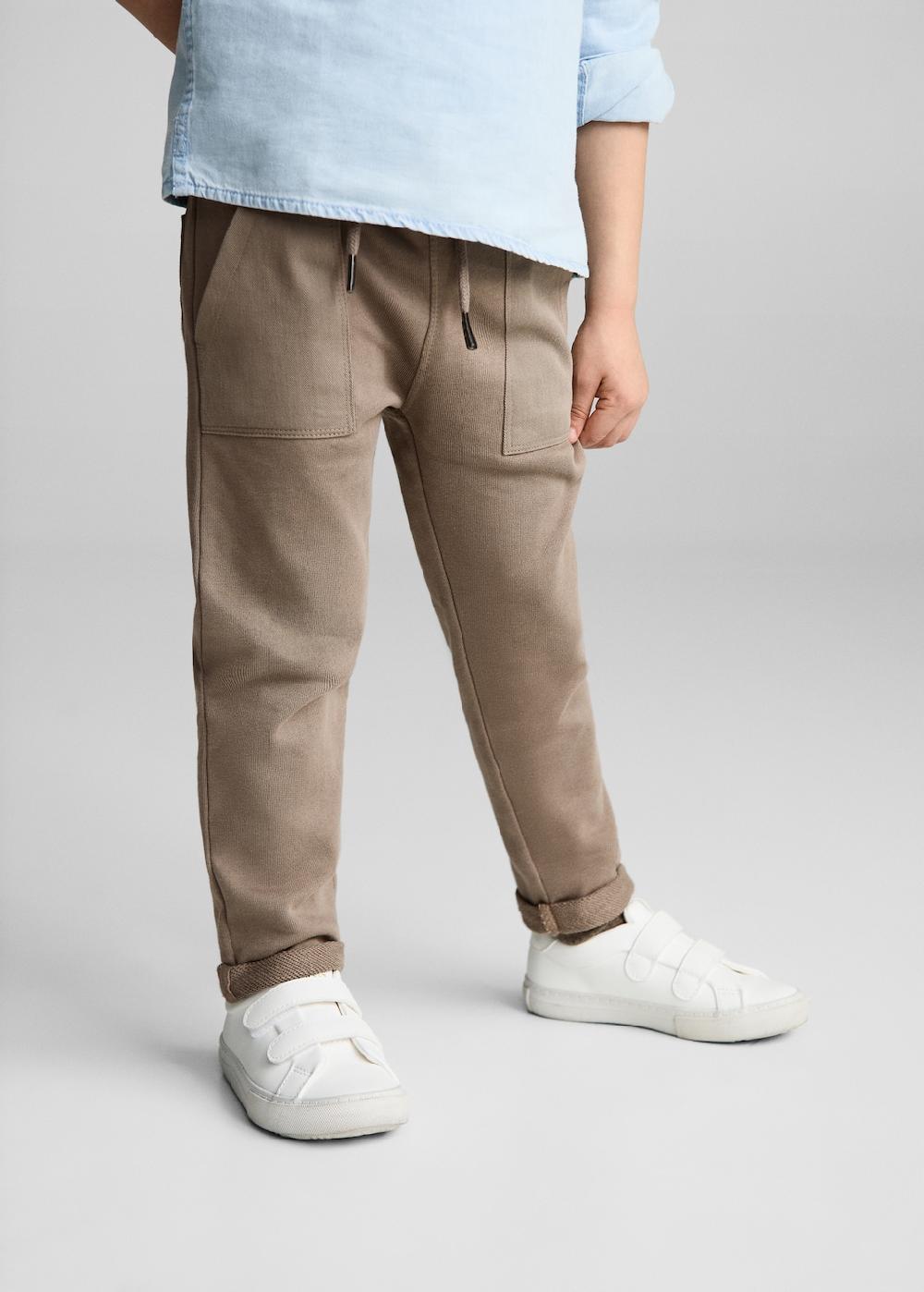 Mango Pantalón jogger algodón