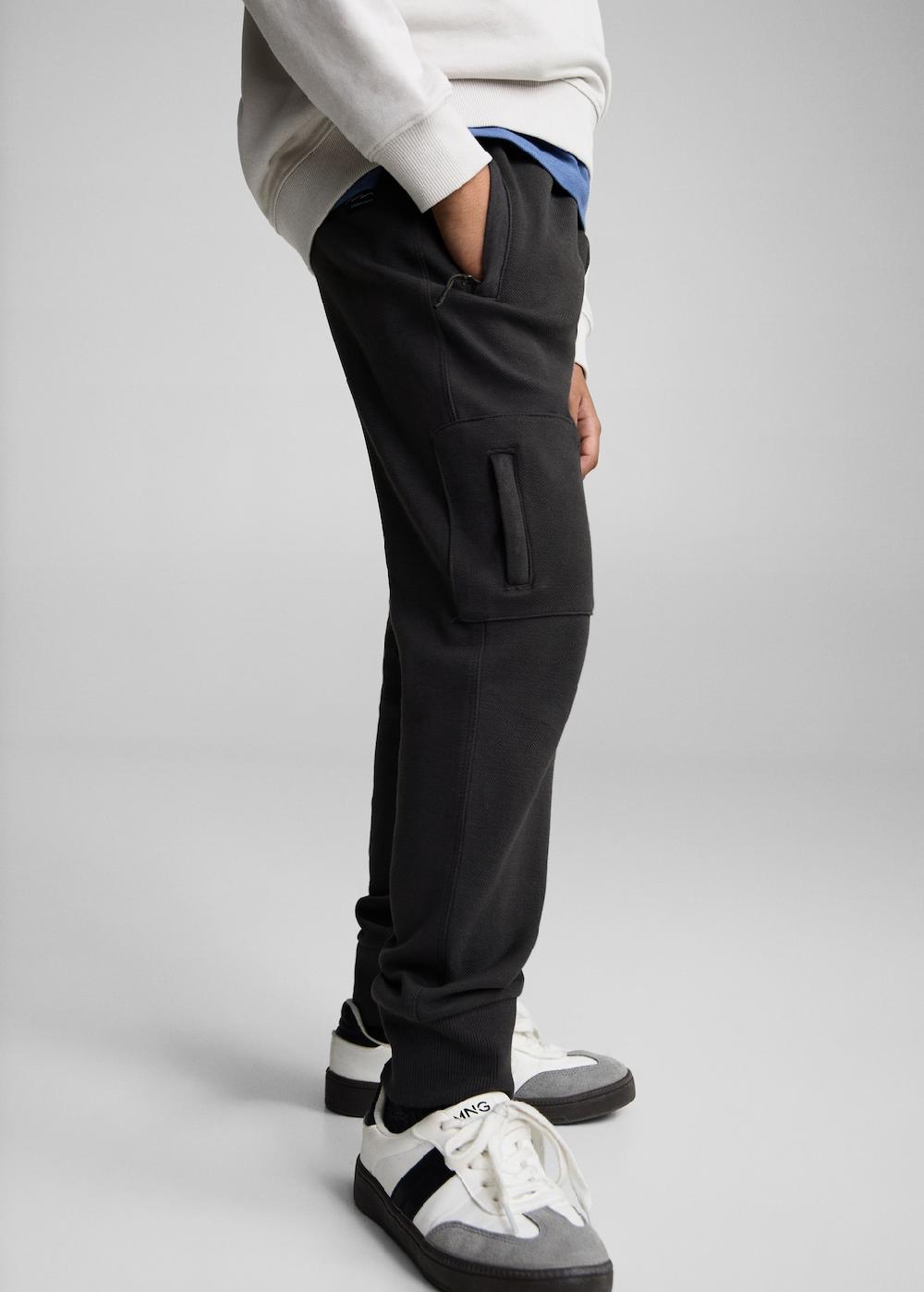 Mango Pantalón jogger cintura elástica