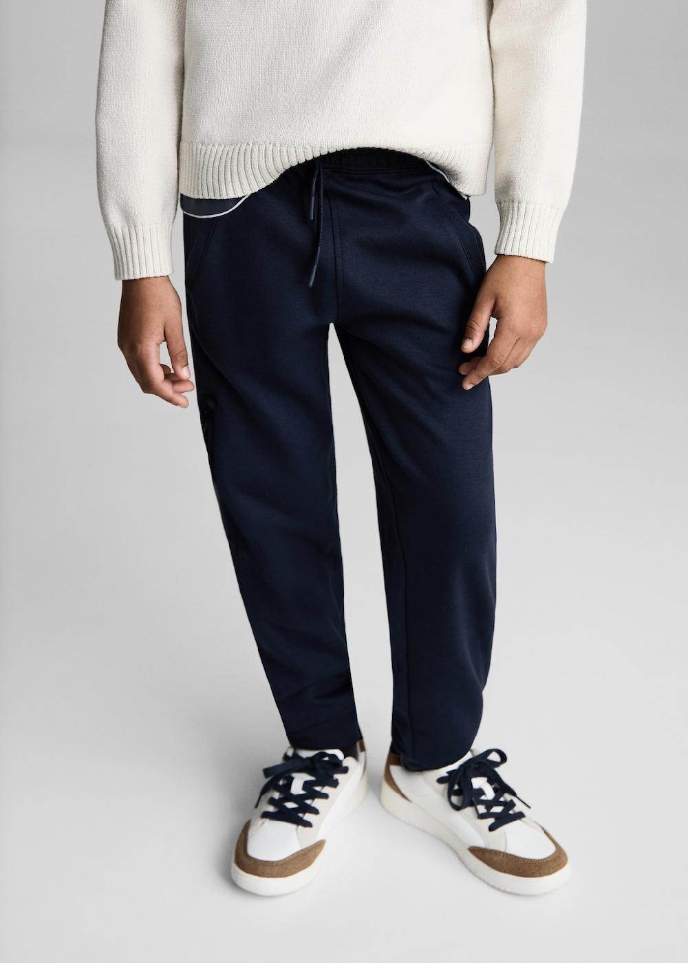 Mango Pantalón jogger cintura elástica