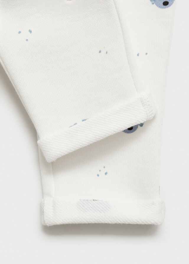 Mango Pantalón Jogger Estampado