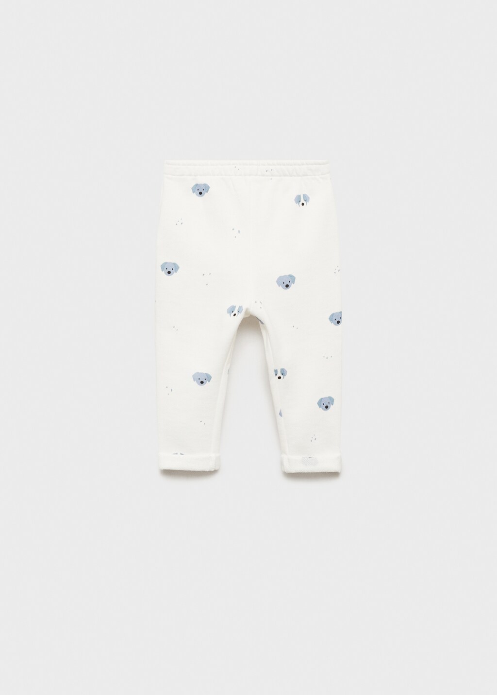 Mango Pantalón jogger estampado