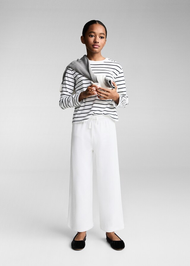 Mango Pantalón Jogger Punto