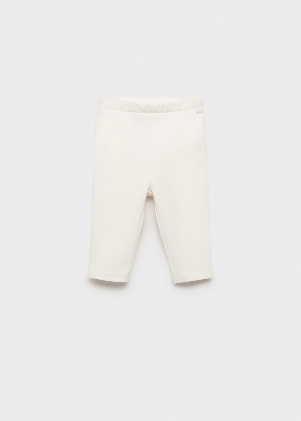 Mango Pantalón jogger punto