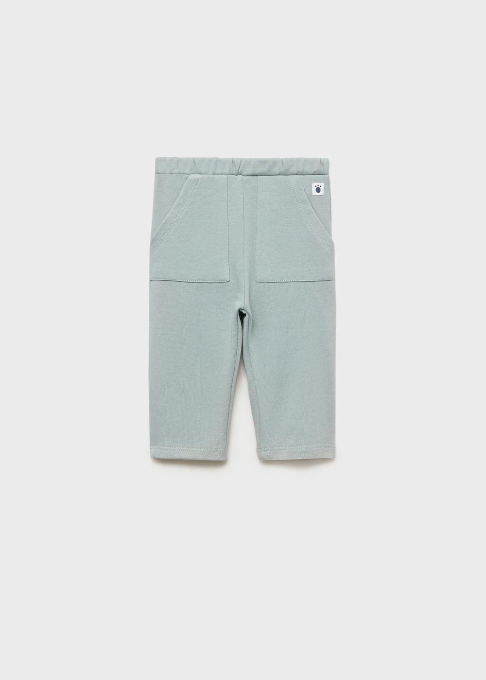 Mango Pantalón jogger punto
