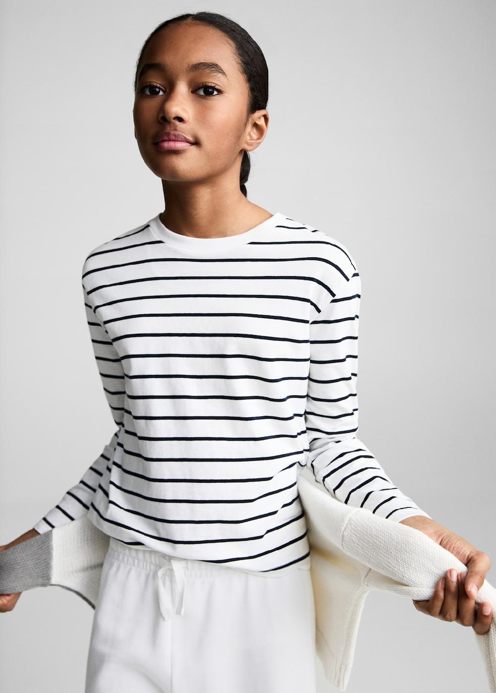 Mango Pantalón jogger punto