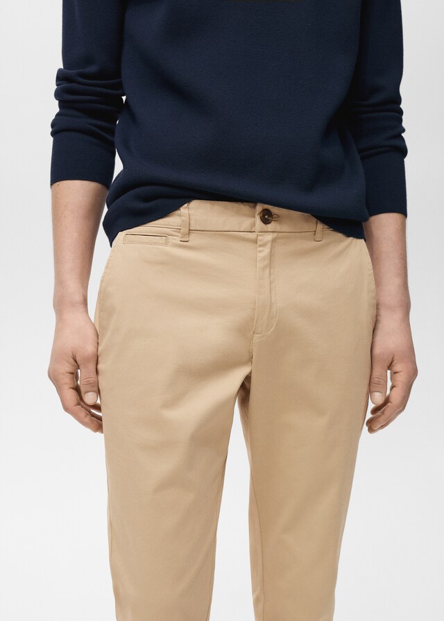 Mango Pantalón Prato Chino Cropped Tappered