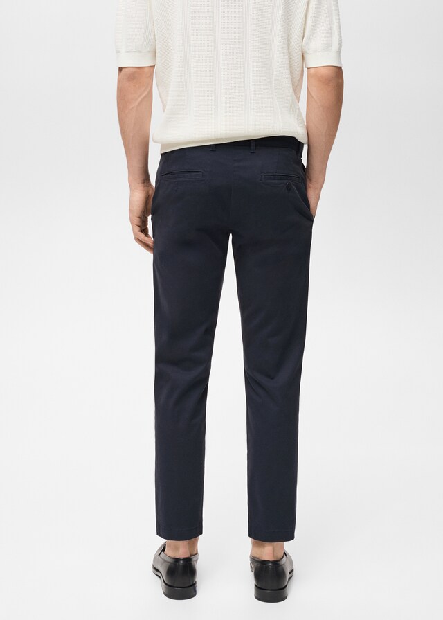 Mango Pantalón Prato Chino Cropped Tappered