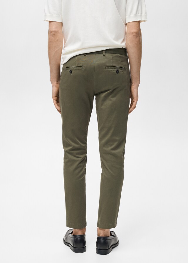 Mango Pantalón Prato Chino Cropped Tappered