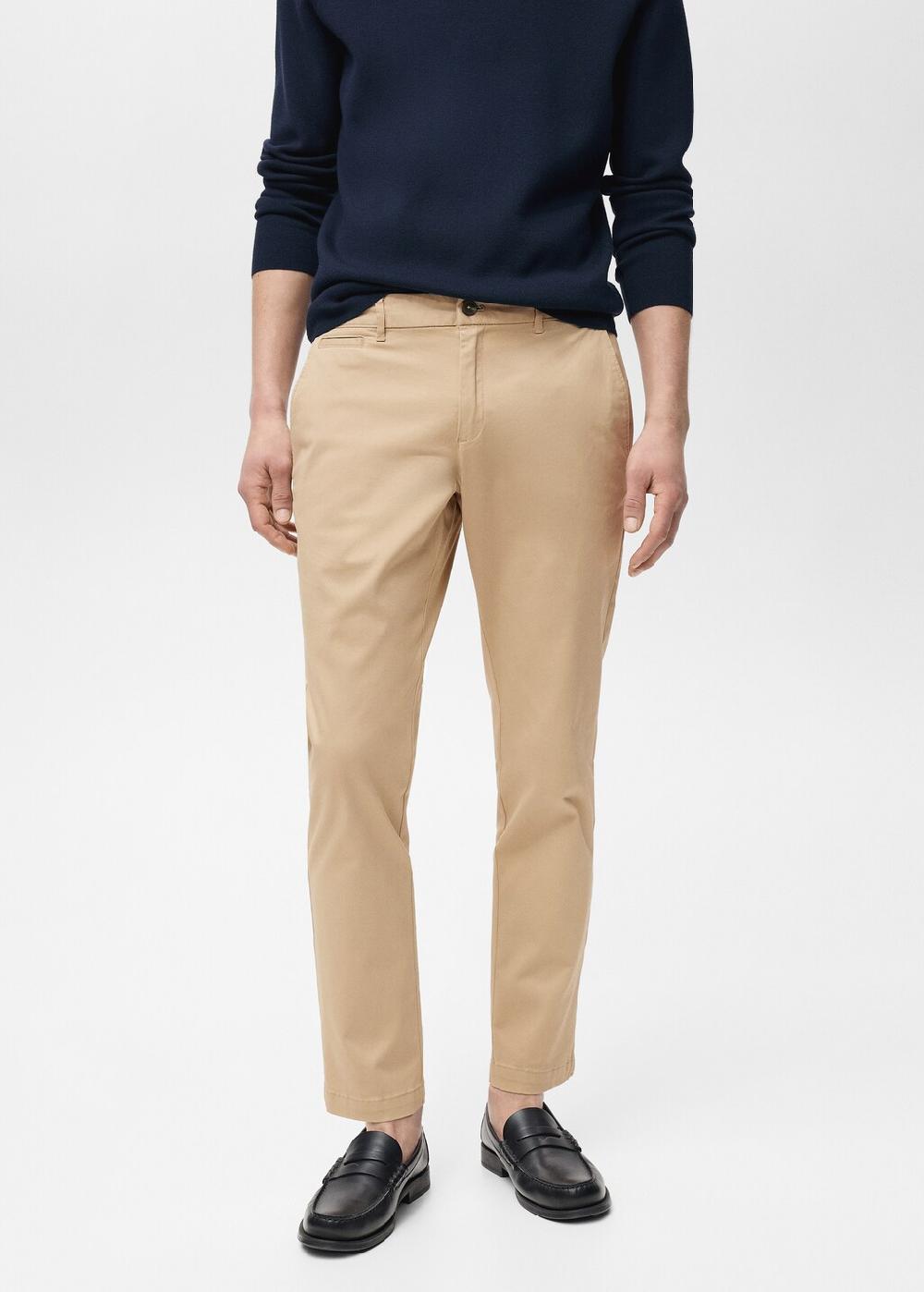Mango Pantalón Prato chino cropped tappered