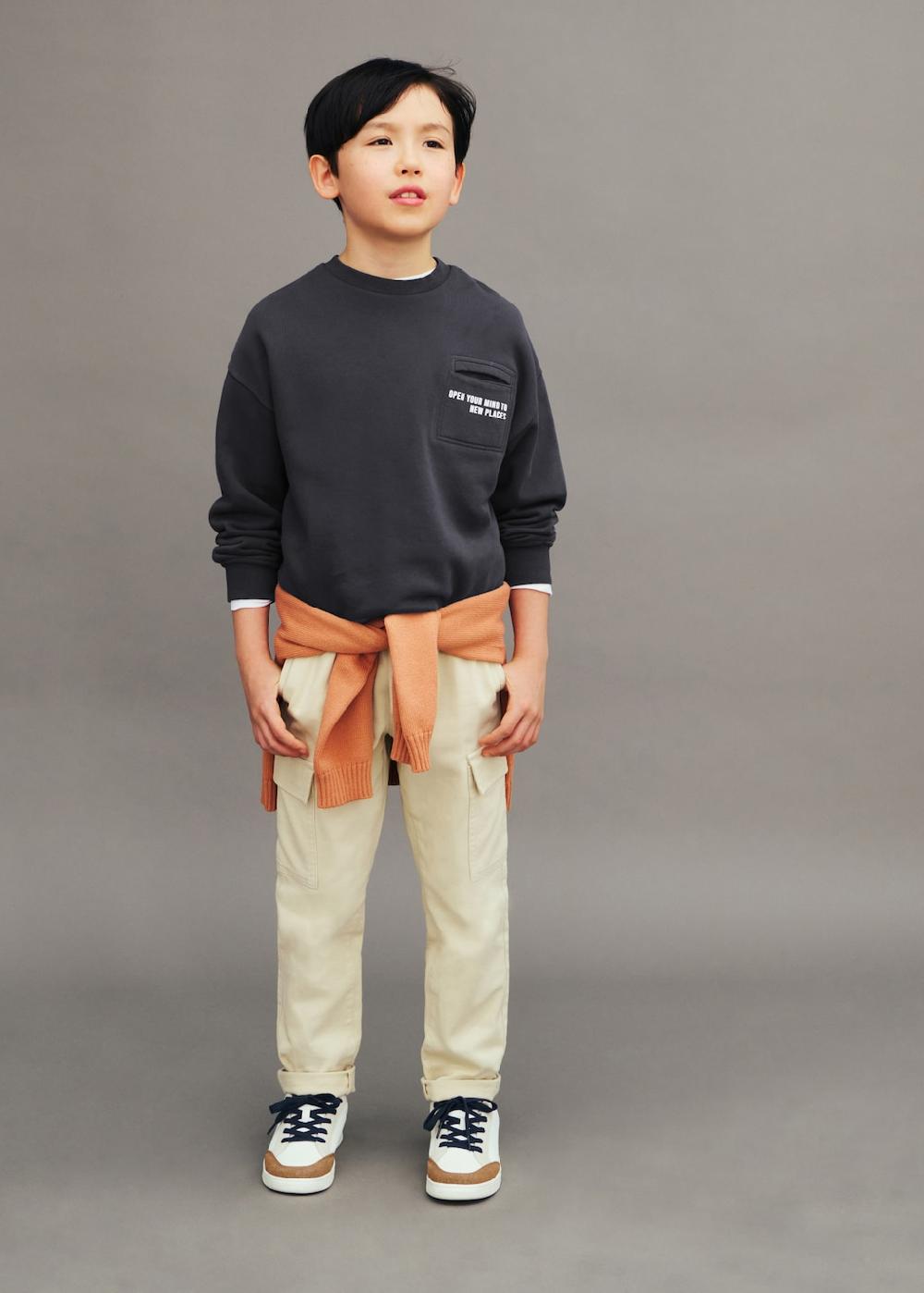 Mango Pantalón recto cargo