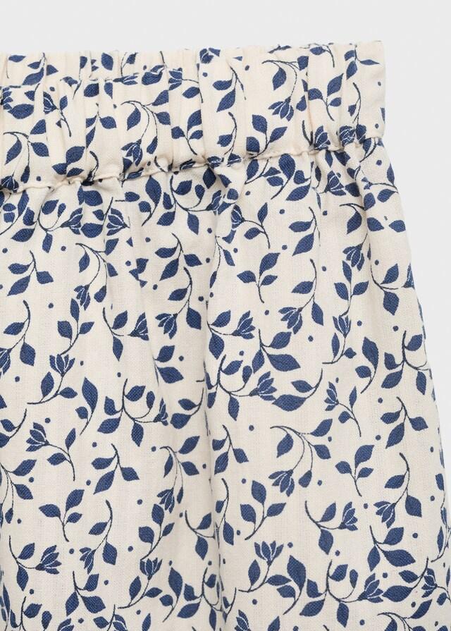 Mango Pantalón Recto Estampado Floral