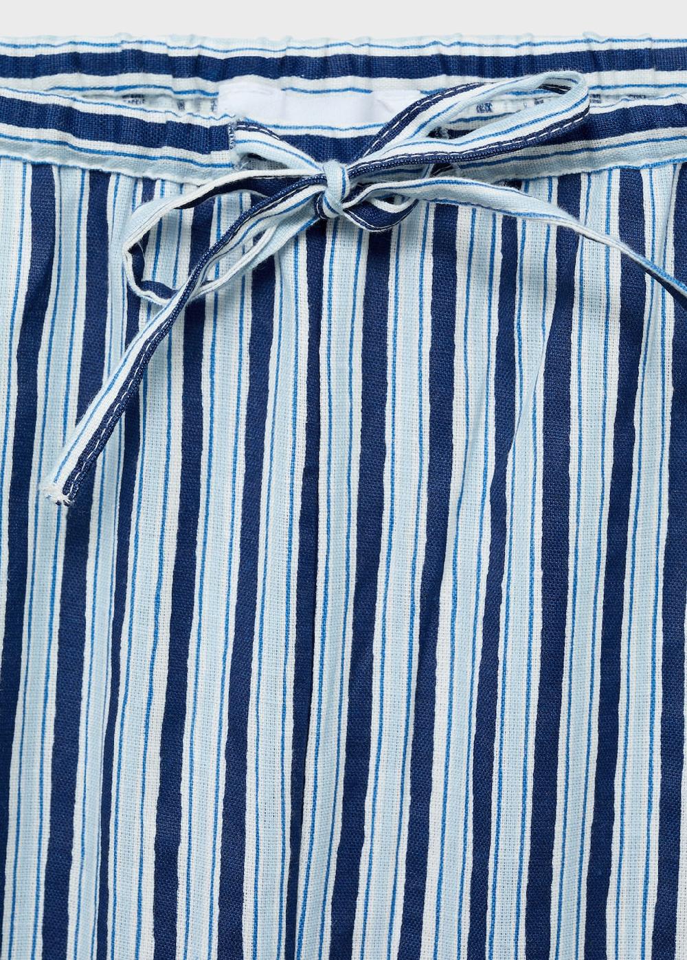 Mango Pantalón recto rayas