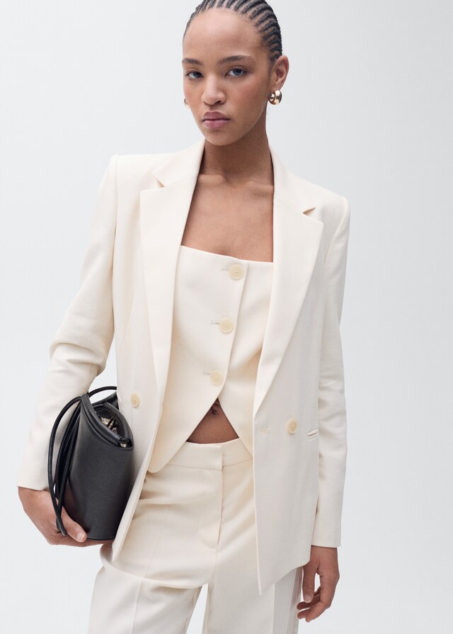 Mango Pantalón Recto Traje