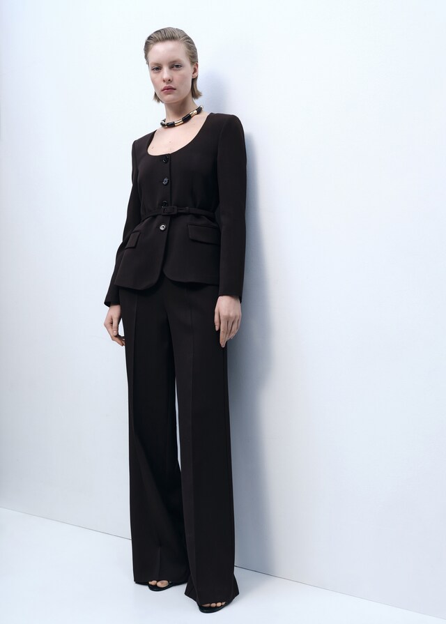 Mango Pantalón Recto Traje