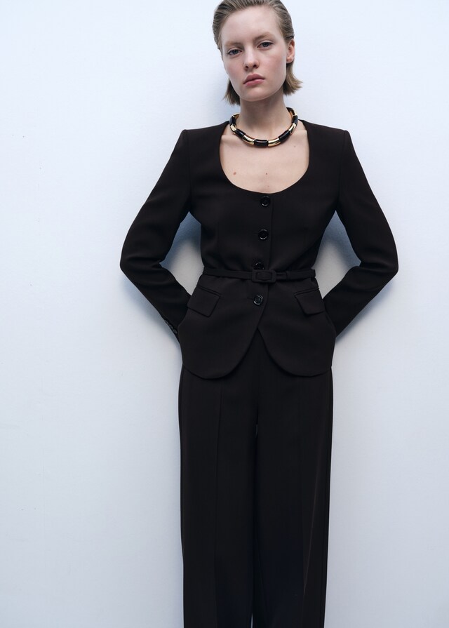 Mango Pantalón Recto Traje