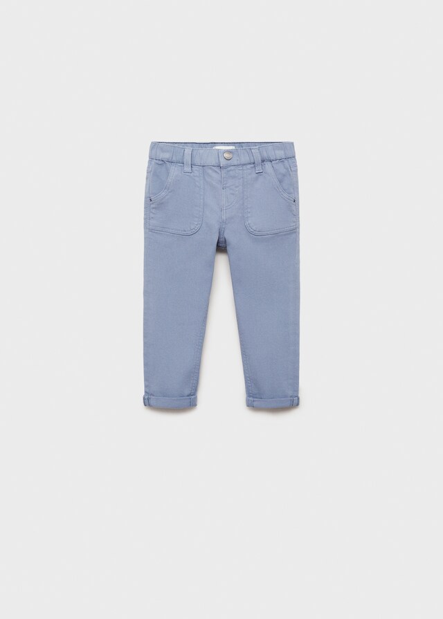 Mango Pantalón Skinny Algodón