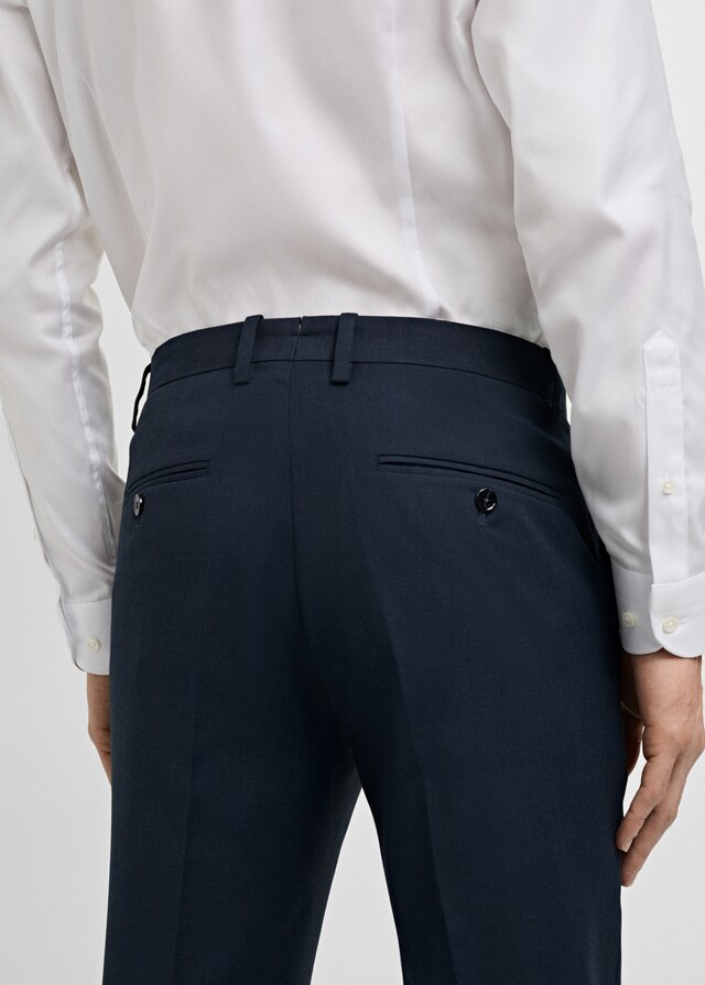 Mango Pantalón Traje Milán Slim Fit