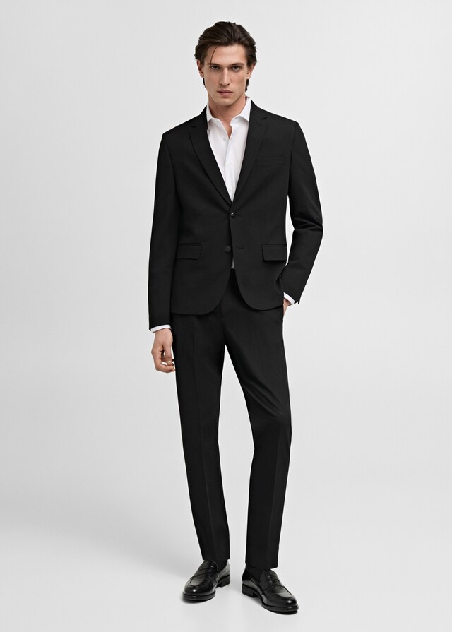 Mango Pantalón Traje París Super Slim Fit