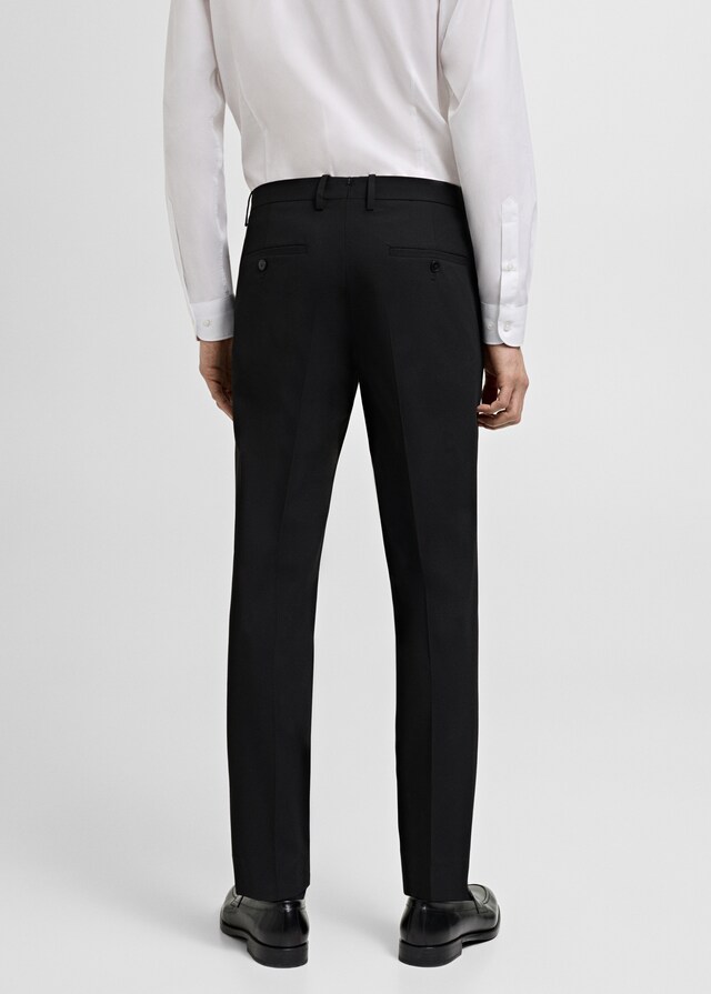Mango Pantalón Traje París Super Slim Fit