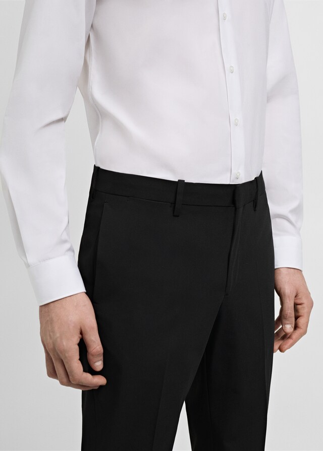 Mango Pantalón Traje París Super Slim Fit
