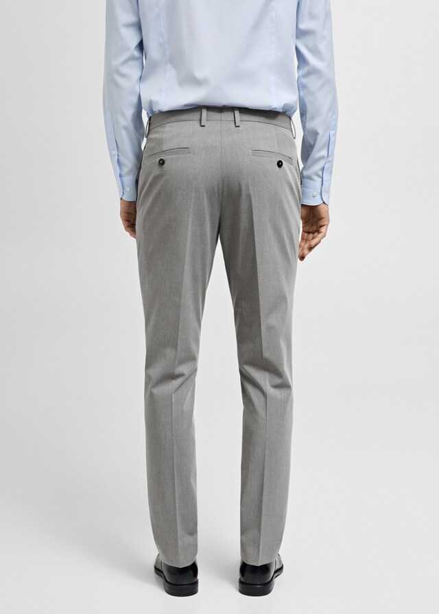 Mango Pantalón Traje París Super Slim Fit