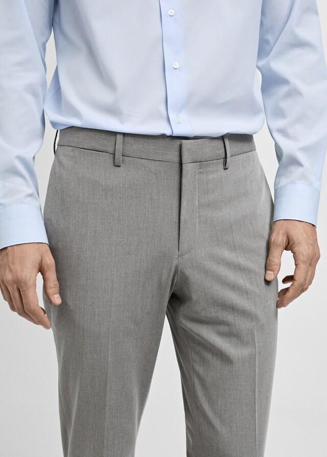 Mango Pantalón Traje París Super Slim Fit