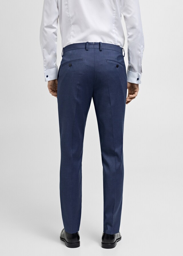 Mango Pantalón Traje París Super Slim Fit