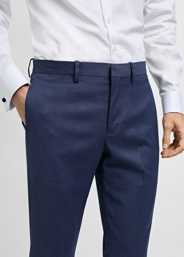 Mango Pantalón Traje París Super Slim Fit