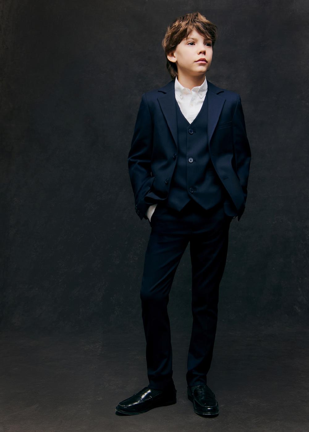 Mango Pantalón traje slim fit