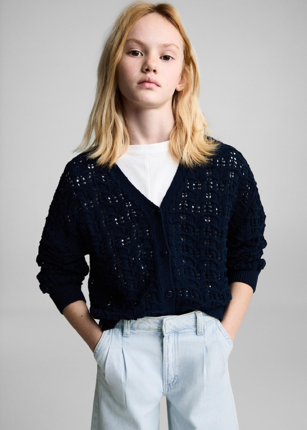 Mango Pantalón vaquero detalle pizas