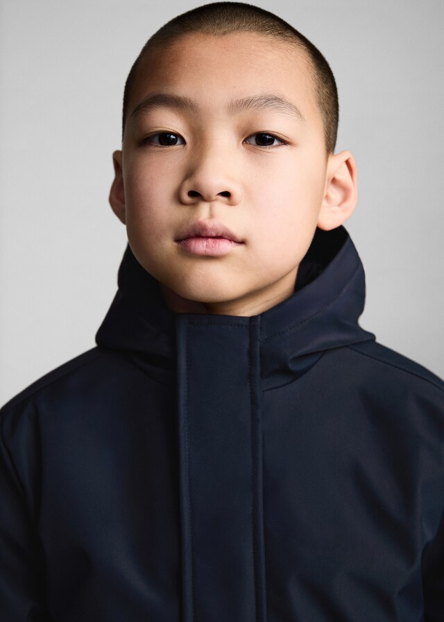 Mango Parka Acolchada Impermeable