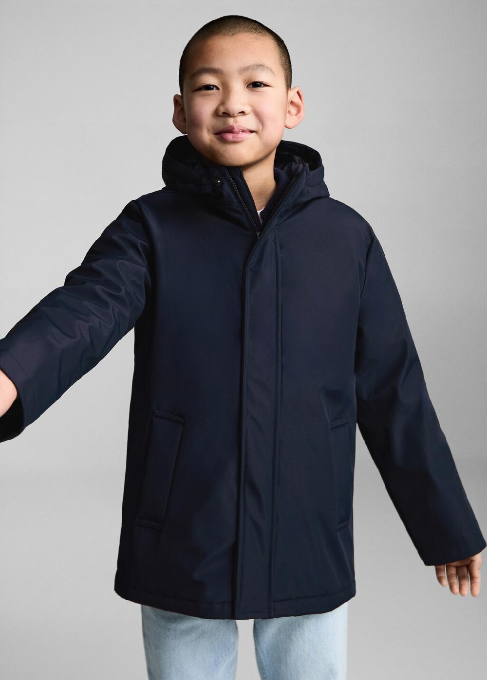 Mango Parka acolchada impermeable