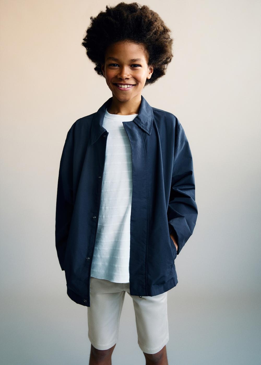 Mango Parka algodón