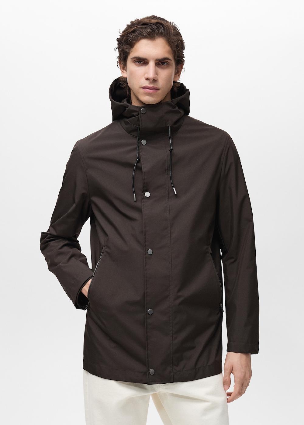 Mango Parka capucha water repellent