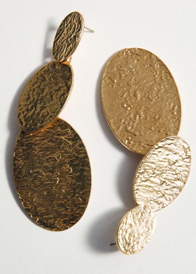 Mango Pendientes Largos Textura