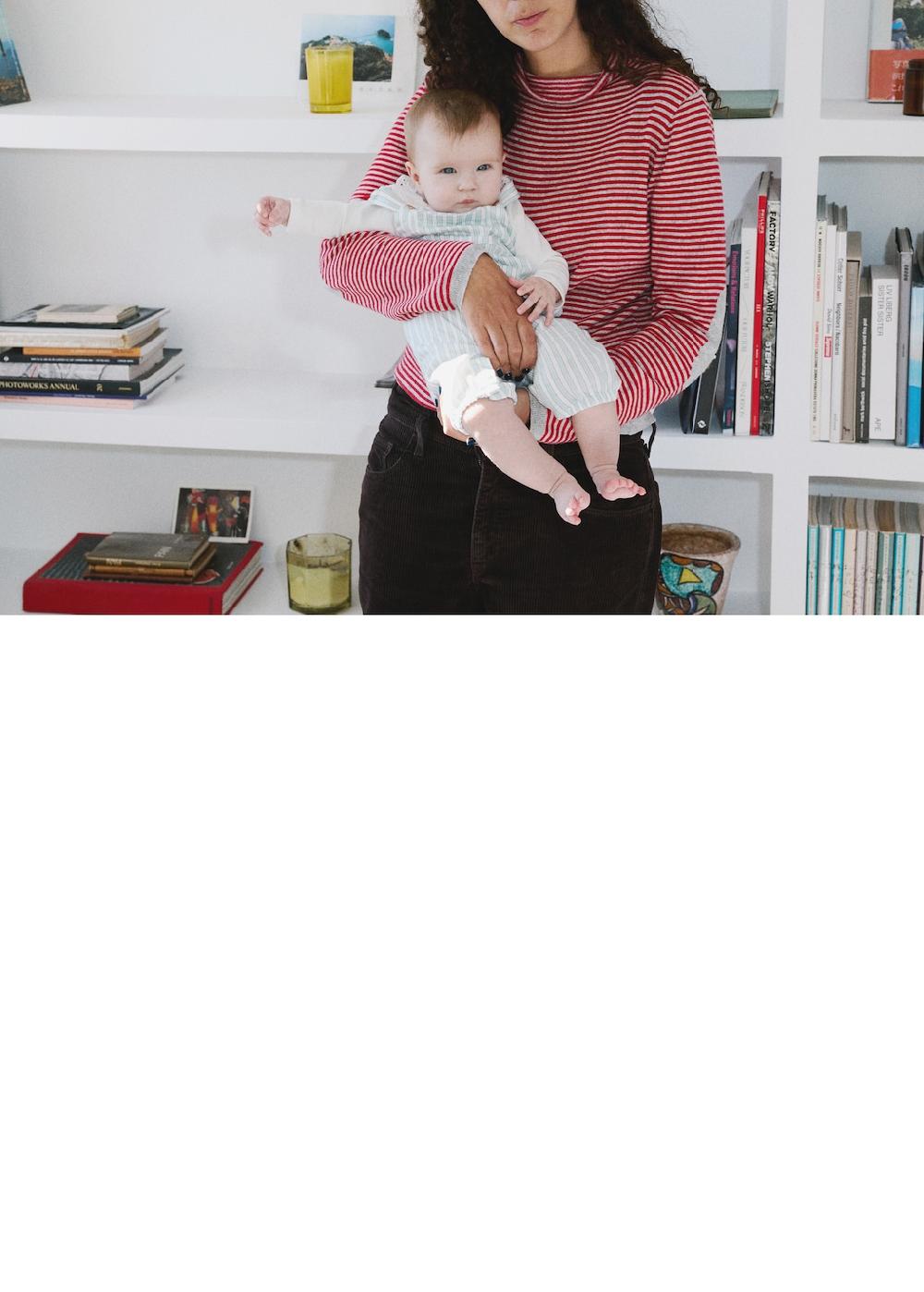 Mango Peto algodón rayas