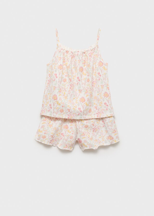 Mango Pijama Corto Estampado