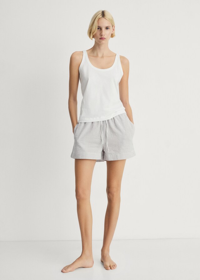 Mango Pijama Dos Piezas Rayas