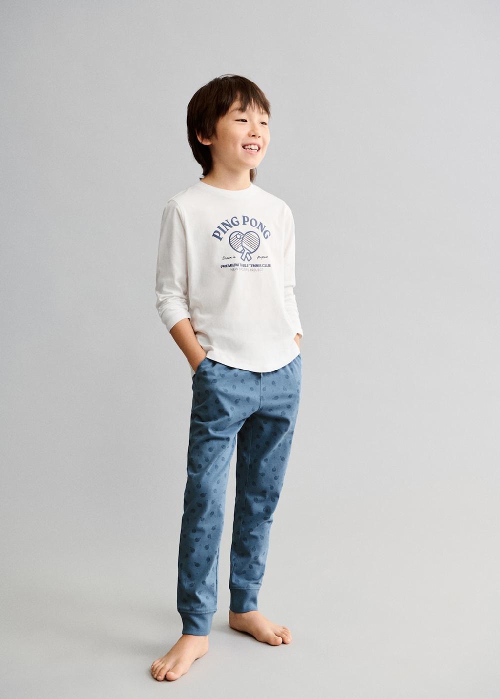 Mango Pijama largo estampado