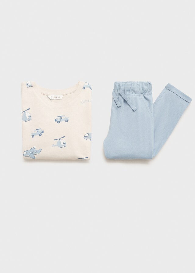 Mango Pijama Largo Estampado