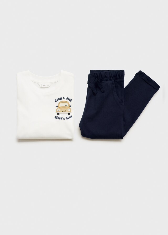 Mango Pijama Largo Estampado