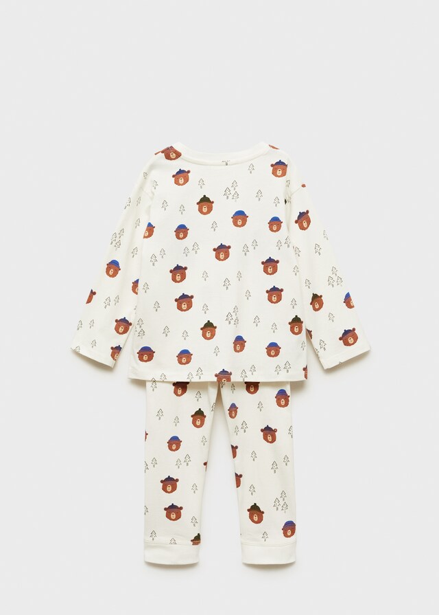 Mango Pijama Largo Navideño