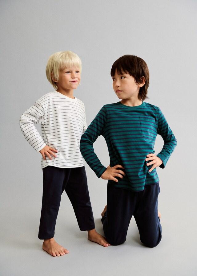 Mango Pijama Largo Rayas